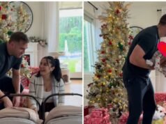 Martha Higareda compartilha a primeira foto do Natal com os gêmeos e emociona a rede