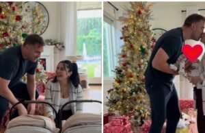 Martha Higareda compartilha a primeira foto do Natal com os gêmeos e emociona a rede