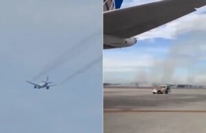 Voo da American Airlines retorna a Dulles após incêndio no motor