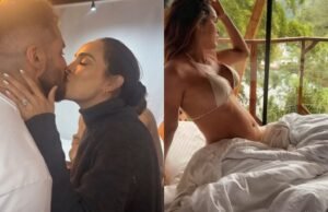 Sara Corrales comemorou 40 anos e ganhou uma surpresa especial do marido