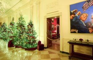 A Casa Branca se prepara para o Natal com decorações e pacotes de cuidados