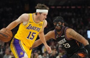 O retorno de Austin Reaves não salvou o Lakers da derrota para o Suns