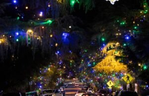 A rua de Natal se ilumina hoje à noite, trazendo uma tradição amada aos fogos de artifício de Altadena