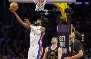 O Lakers perdeu para o Pistons, perdendo no aniversário de LeBron James