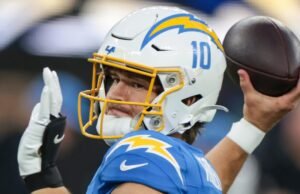 Justin Herbert sofre lesão na mão antes de Chargers vs. Chefes