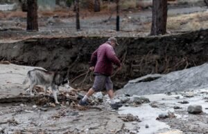 LA teve uma folga da chuva no Natal, mas o risco de inundações permanece