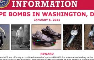 O FBI faz uma prisão na investigação de uma bomba caseira plantada em DC em 6 de janeiro.