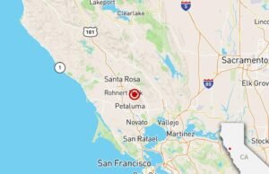 Terremoto de 4,0 na Califórnia Califórnia Bay Area perto de Santa Rosa