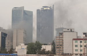 CDMX: foi relatado um incêndio no edifício Condesa em Cuauhtémoc