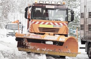 Uso obrigatório de correntes na NA-137 Burgui-Isaba-França e nos quatro portos de Navarra e devido à neve