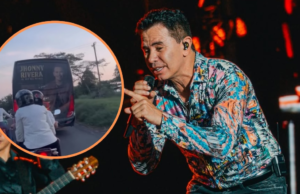 Ônibus de Jhonny Rivera sofreu acidente em Caquetá e precisou ser rebocado: “Cano foi levado por um pau quebrado”