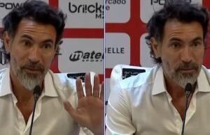 “Não olhe para mim”: o encontro de Eduardo Domínguez e o jornalista de Marcos Rojo e a feroz defesa de Santiago Ascacibar