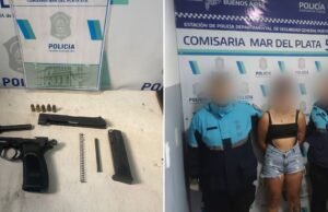 Prenderam uma jovem de 19 anos que estava armada em um spa em Mar del Plata.