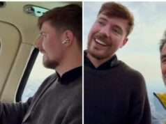 “Quais serão as manchetes se ele cair?”: foi o que disse MrBeast antes de decolar de helicóptero com Eugenio Derbez no México