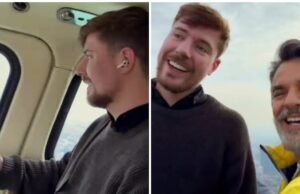 “Quais serão as manchetes se ele cair?”: foi o que disse MrBeast antes de decolar de helicóptero com Eugenio Derbez no México