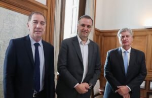 Diego Santilli e Sergio Ziliotto retomaram o encontro para avançar no debate sobre a reforma trabalhista