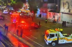 Barricadas e manifestações em CDMX e Edomex hoje, 3 de janeiro: manifestantes em Shiller entre Avenida Horacio e Avenida Homero