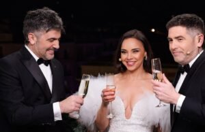Chenoa brilha na RTVE Bells com vestido ‘anti-horário’ com penas e lantejoulas e rede social dita frase