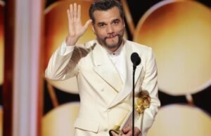 Wagner Moura, do Brasil, ganhou o Globo de Ouro por ‘O Agente Secreto’.