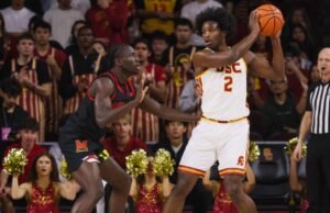 Jordan Marsh ajuda a levar o basquete da USC à vitória sobre Maryland