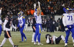 Chute de Harrison Mevis leva Rams à vitória nos playoffs sobre o Bears na prorrogação