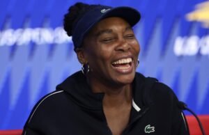 Venus Williams é a mulher mais velha no primeiro sorteio do Aberto da Austrália