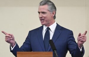 Newsom oferece uma vista ensolarada da Califórnia para combater a tristeza de Trump