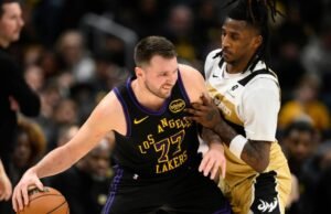Luka Doncic fez um triplo-duplo de 37 pontos na vitória do Lakers sobre o Wizards