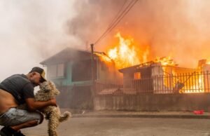 Incêndios florestais no Chile mataram 18 pessoas e forçaram milhares a fugir