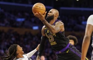 Luka Doncic e LeBron James levaram o Lakers à vitória sobre o Grizzlies