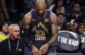 LeBron James perde o jogo desta noite do Lakers em San Antonio