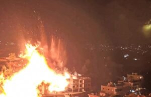 Israel bombardeou alvos do Hezbollah e do Hamas no Líbano antes de uma grande reunião de desarmamento