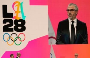 O Comitê Olímpico LA28 apoia Casey Wasserman em Epte