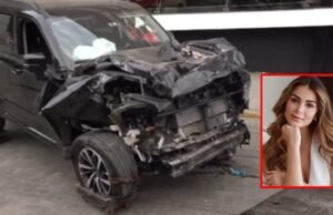 Assim ficou o carro de Laura Spoya depois do terrível acidente em Surco: um elemento-chave para evitar acidentes.
