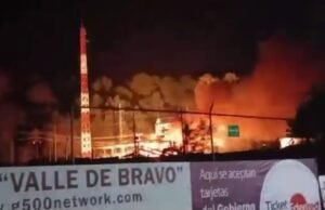 Explosão na estação CFE causa incêndio em Valle de Bravo: serviço elétrico restaurado