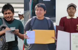 A odisséia de Benjamín: esteve a ponto de perder a vaga no San Marcos, mas o apoio coletivo conseguiu garantir sua entrada.