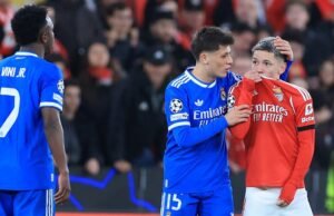 A “Lei Vinicius” que a FIFA estuda implementar após a acusação de racismo contra o argentino Gianluca Prestianni