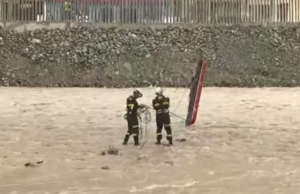 PNP e bombeiros explicam esforços de busca de socorristas desaparecidos no rio Rímac