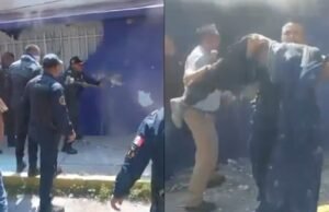 Foi assim que a polícia e os vizinhos resgataram uma família presa após um incêndio em Azcapotzalco, CDMX