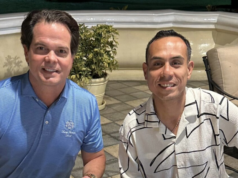 A Embaixada dos EUA postou foto com José Jerí: “Mudando a comida. Compartilhando um hambúrguer americano”