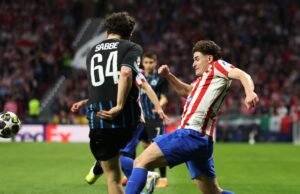 Com Julián Álvarez, o Atlético Madrid de Simeone venceu o Bruges e chegou às oitavas de final da Liga dos Campeões.