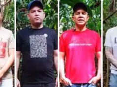 O ELN divulgou provas da sobrevivência dos quatro funcionários sequestrados em Arauca: eles enviam uma mensagem aos seus familiares