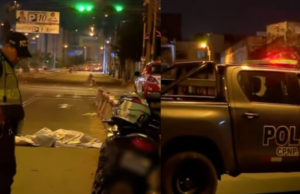 Acidente fatal em Rímac: motociclista bate em barreira de plástico e morre em Prolongación Tacna