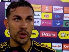 Resposta de Leandro Paredes ao tweet da Bombonera após empate do Boca Juniors com o Gimnasia de Mendoza