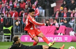 Bayern Munique x Hoffenheim – VAI: Os pênaltis para Luis Díaz e Harry Kane transformaram a cobrança em gol.