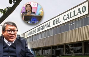 Edita Vargas passou a noite no Governo Regional de Callao em plena luta pelo poder de Ciro Castillo