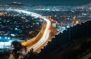 Qual é o tempo de espera no posto de controle de Tijuana neste dia 5 de fevereiro?
