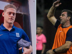 A reação irada de Federico Girotti após a indicação de Pablo Guede no Alianza Lima x Alianza Atlético