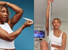 Serena Williams mostra suas habilidades de pole dancing após polêmica sobre anúncio de perda de peso