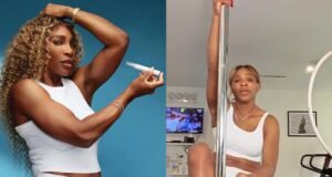 Serena Williams mostra suas habilidades de pole dancing após polêmica sobre anúncio de perda de peso